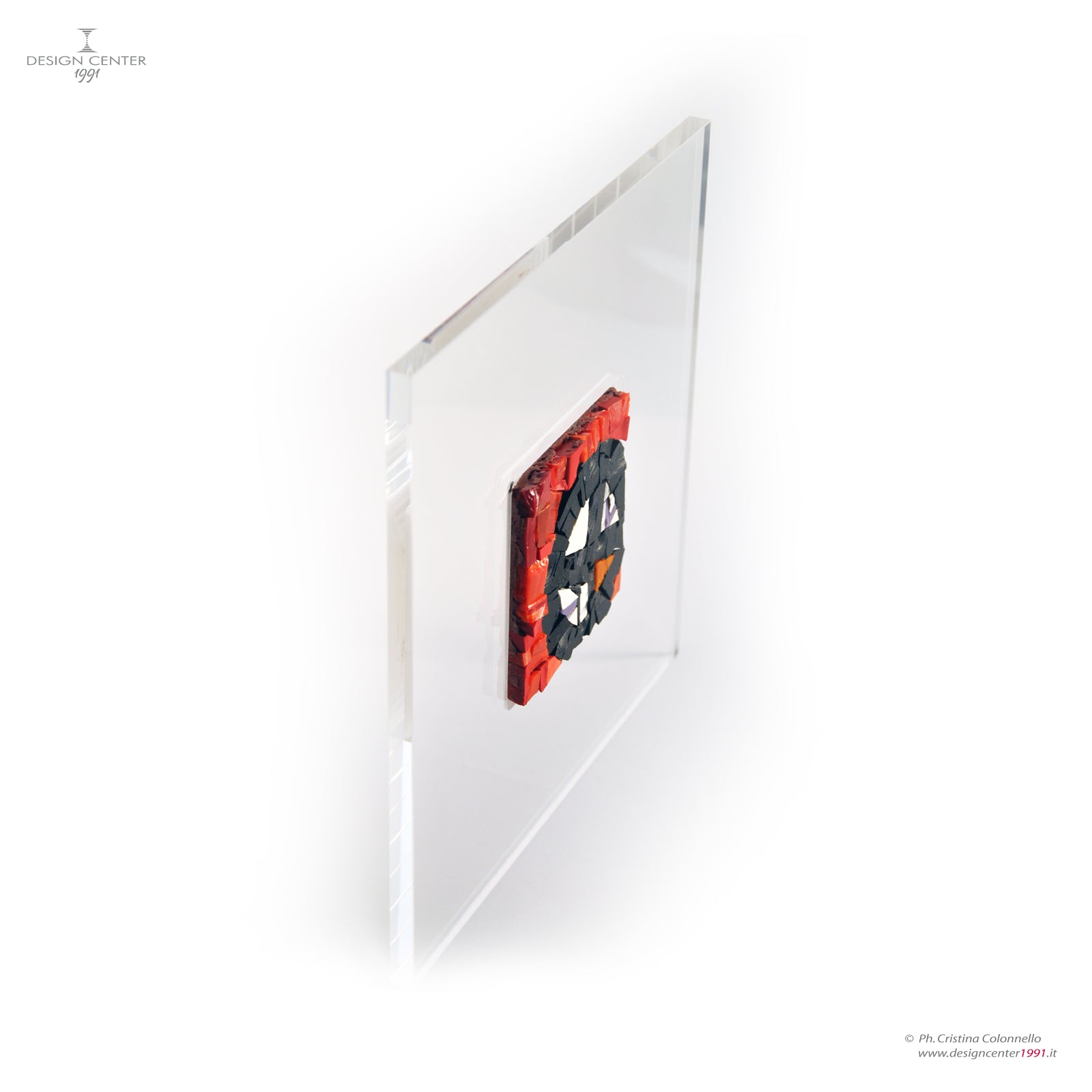 GEOMETRIE 1 -  Quadro moderno con mosaico di smalti veneziani - Collezione I Mosaici