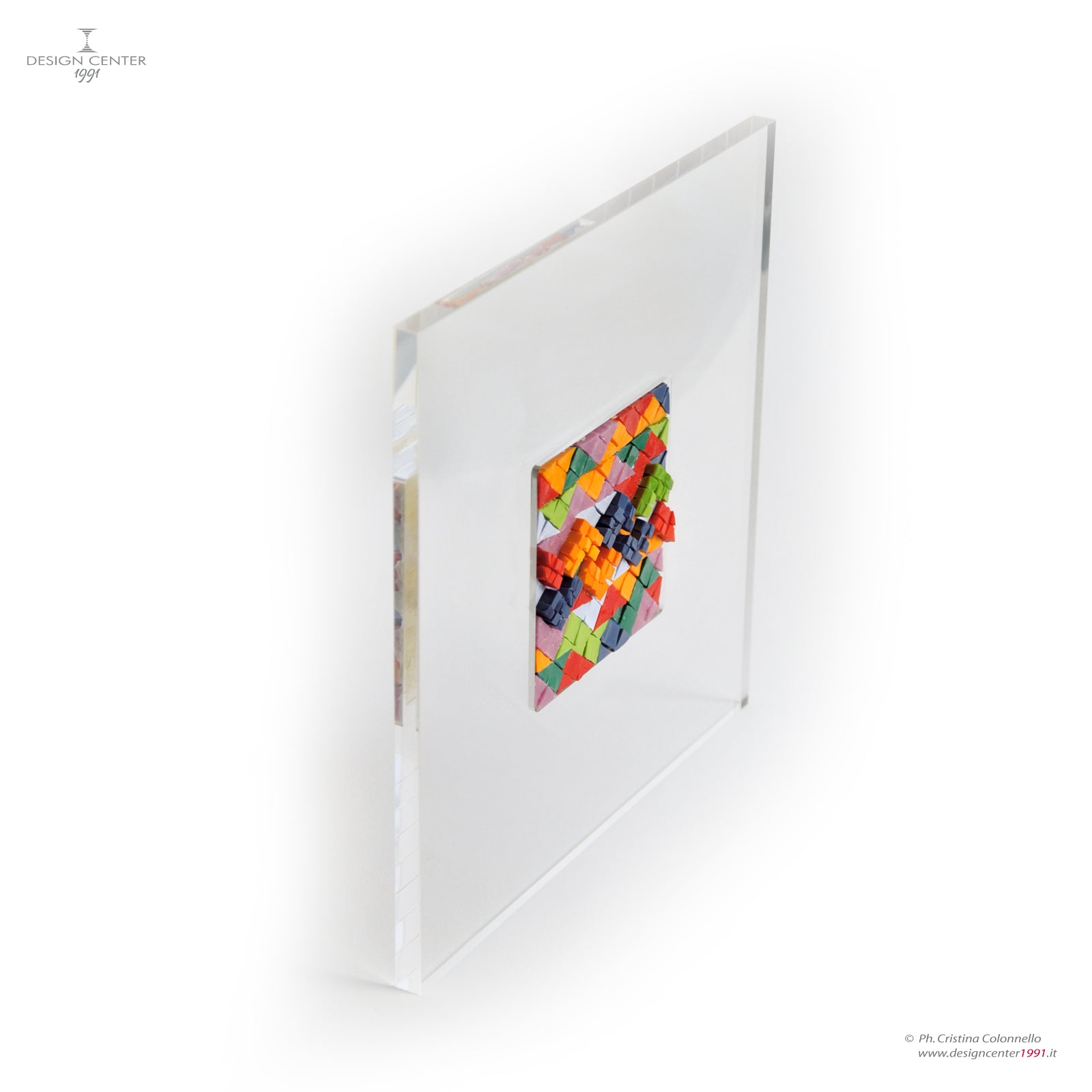 ACCENTI COLORATI -  Quadro moderno con mosaico di smalti veneziani - Collez. I Mosaici