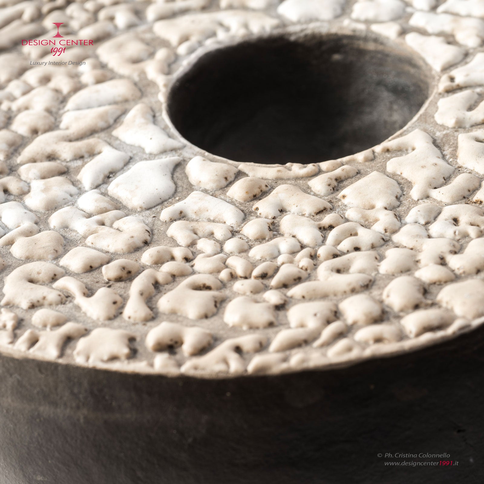 NOTTE GIORNO 3 - Vaso scultura in ceramica Raku - Pezzo unico di Nino Basso