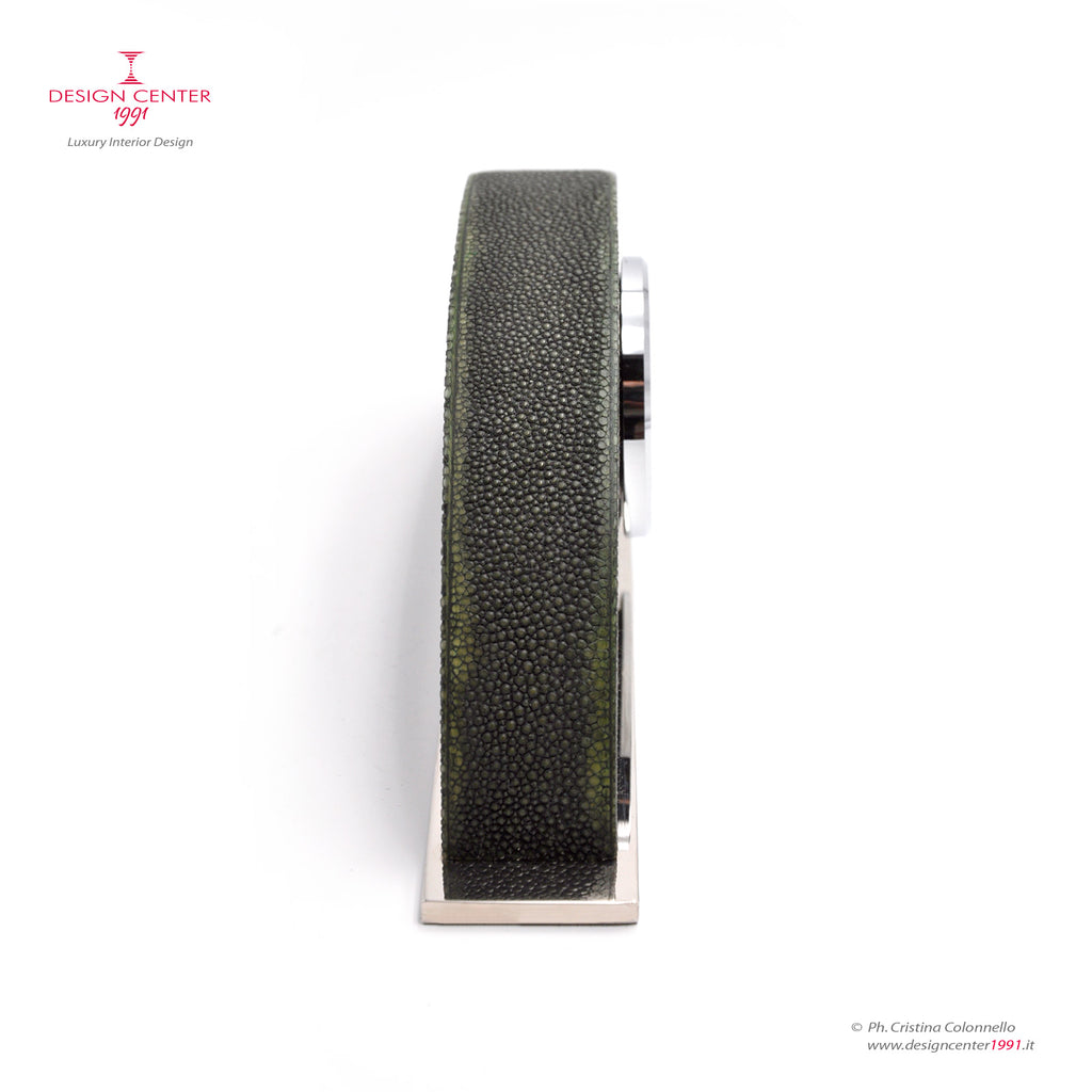 DECO - Forest Green Shagreen Leather Watch