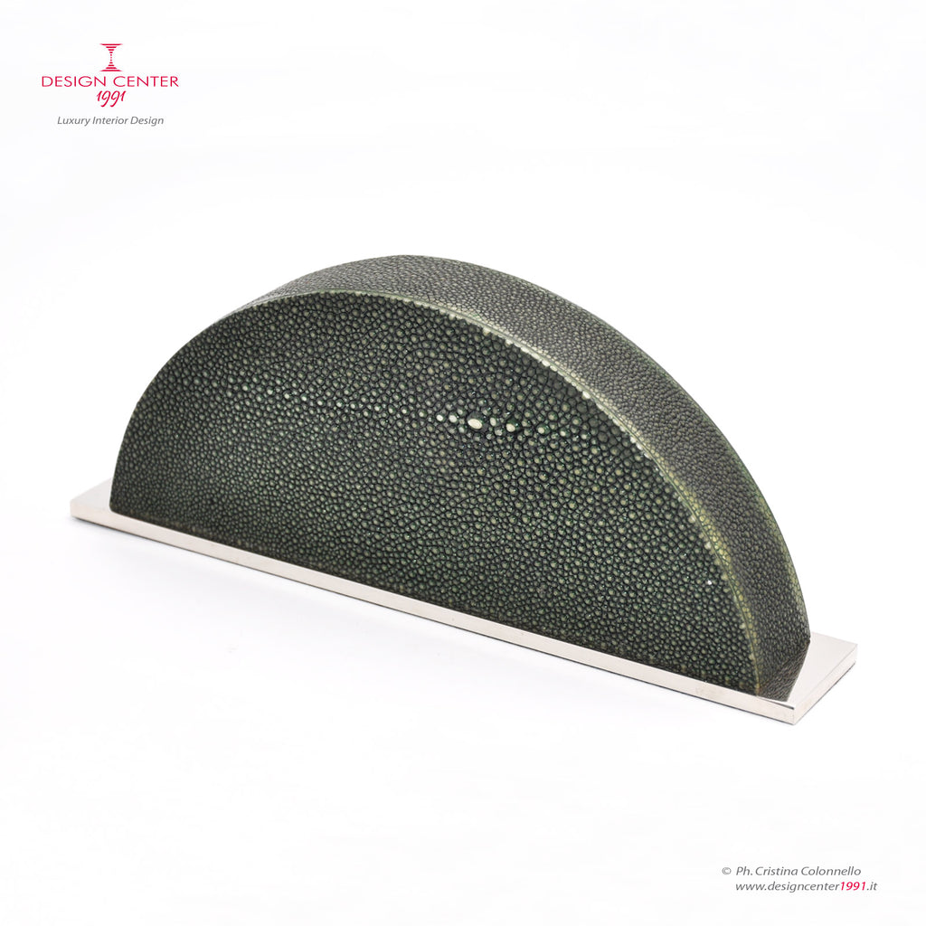 DECO - Forest Green Shagreen Leather Watch
